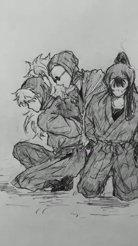 敵に変装した三郎が五年を助ける話(速いので内容わかりにくいです) #rkrn #イラスト #鉢屋三郎 