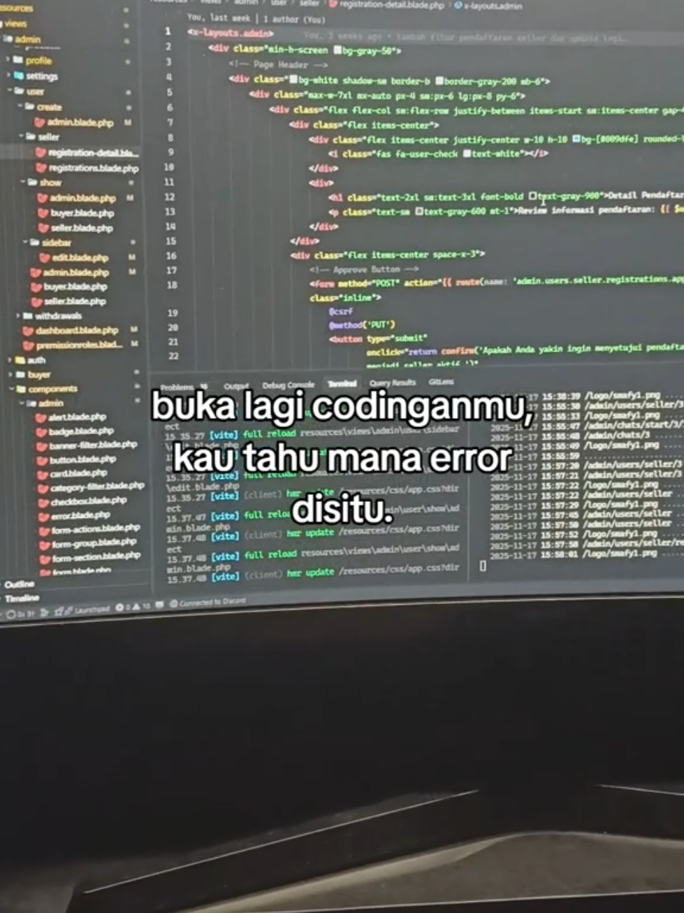 #coding #webdeveloper #programmer #teknikinformatika #sisteminformasi 
