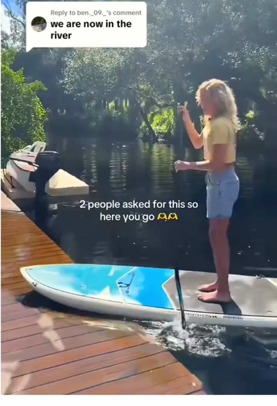 Falling into the water #funny #funnyvideo #usaus #foryou #fall 