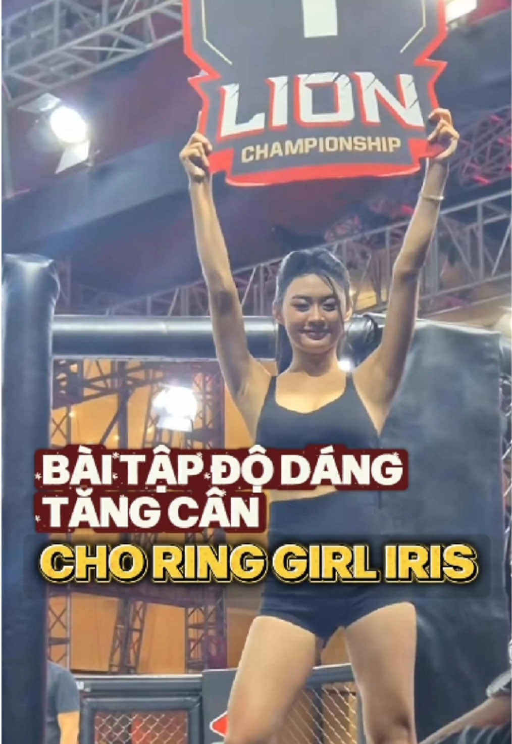 Tăng cân Chuẩn Đẹp với 4 bài tập cùng Cô nàng Ring Girl Iris #Kingfitness #gymotivation #huongdantapgym #GymTok #tapgymtainha 