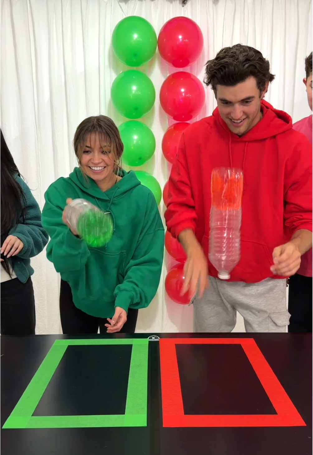 First to Pop all Balloons Wins! #christmas #family #party #game 