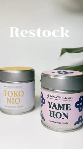 Restock 3 รุ่นค้าบ  🍃Tokonutzu - ถั่ว+สาหร่าย ลงนมมีเทสขนมอบ ครัมเบิ้ล บิสกิตปิดท้าย  🍃Toko nio - ครีมมี่สูง มัน เนย ได้เทสถั่วเบาๆ ปิดท้ายด้วยดาร์คช็อคเบาๆ  🍃Yame hon - เทสถั่วแอลมอล ถั่วละมุนครีมมี่ Saemidori 100%  แฟนๆ 3 รุ่นนี้ พรุ่งนี้เตรียมกดได้เลยค้าบ 1 ทุ่ม ตรง 😋 🧈🍵  #Tokocha #น้องเนย #matcha #matchalover #yamehon 