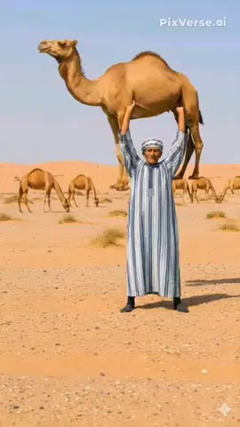 رجل يرفع الجمل الي الاعلي رجل يحمل جمل علي زراعيه بقوة #الشعب_الصيني_ماله_حل  #فيديوهات  #Trending  #FYP  #TikTok 