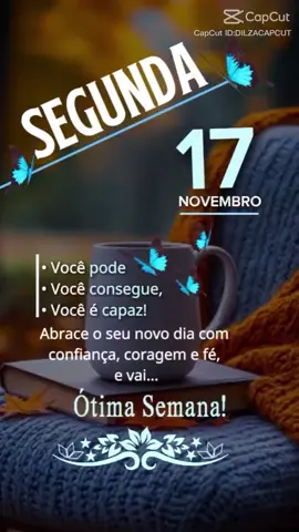 Uma semana abençoada a todos!