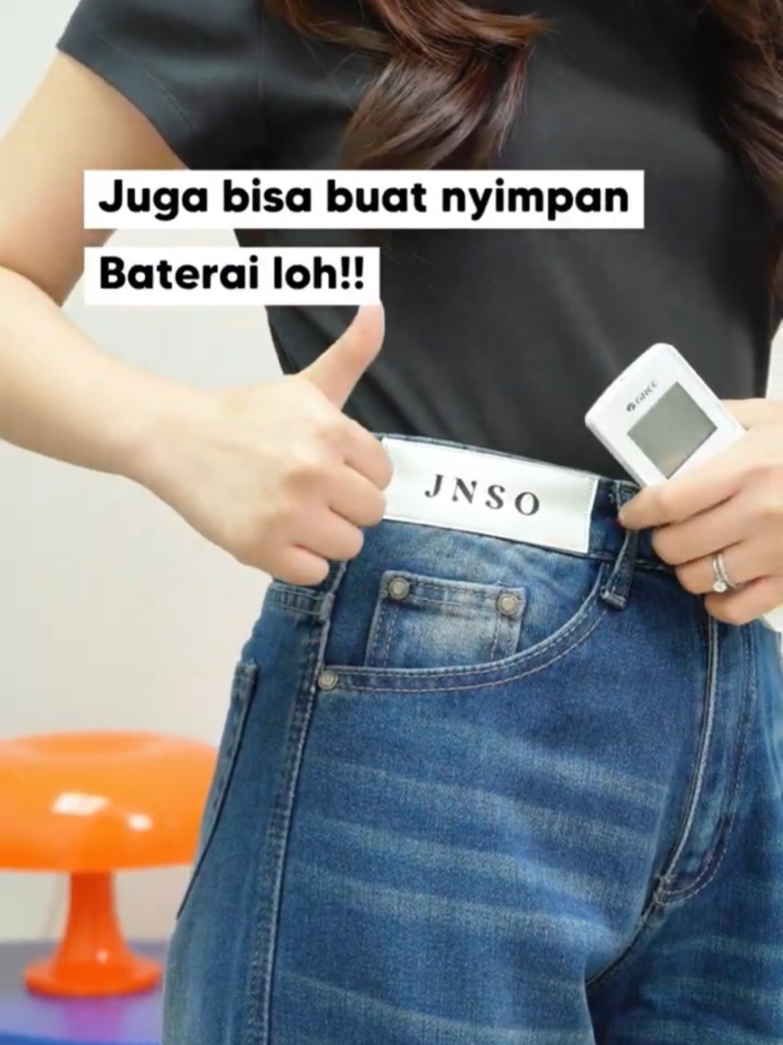 Keren banget kantong kecil bisa buat kamu simpan batrei🔥 #JINISO #jinisoemangkeren #autokeren #highwaistloose #loosejeans