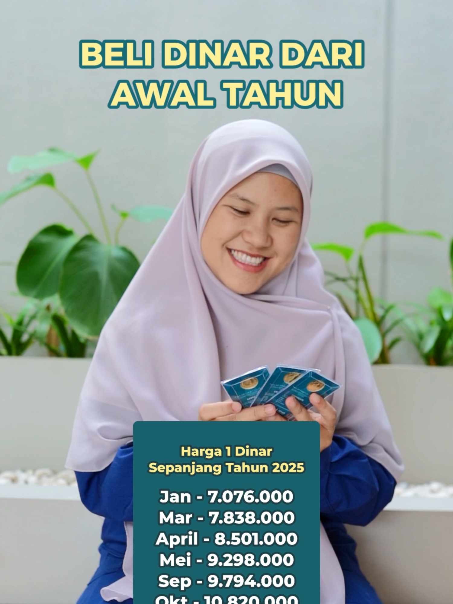 Cek dulu harga emas sepanjang tahun, Terus kasih tau sama temen2 kamu yang nundaaaaaa mulu buat nabung emas 😎