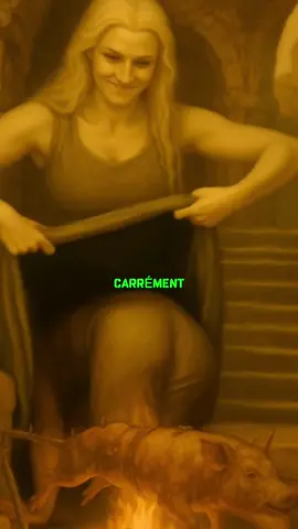 Après que les villageois eurent vendu John dans la grotte avec du poisson salé, d'étranges bruits commencèrent à émaner des montagnes…#historie #moyenage 