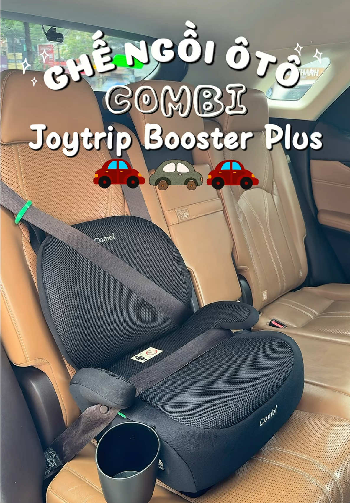 🚗 Ghế ngồi ô tô Combi Joytrip Booster Plus ✌️ Bảo vệ an toàn cùng bé trong mọi chuyến đi 🚗 Ba mẹ cần sắm ghế ô tô đến ngay Monnie Kids nhé ạ 🫶✨ #reviewbimsua #monniekids #ghengoioto #combi #gheotochobe 