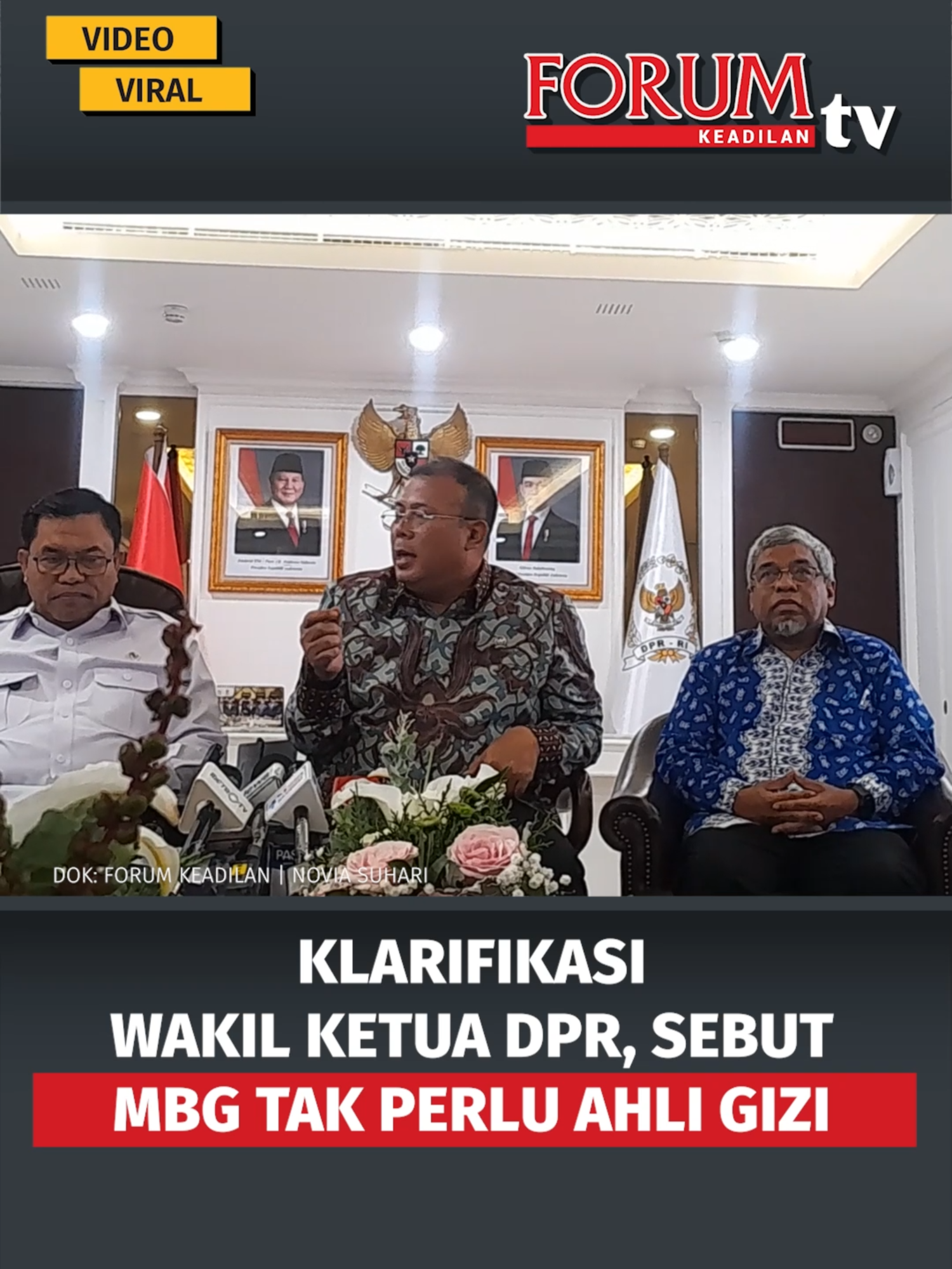 Wakil Ketua DPR RI Cucun Ahmad Syamsurijal tengah menjadi sorotan publik setelah pernyataannya soal Makan Bergizi Gratis (MBG) menuai kontroversi di media sosial. Dalam rekaman video yang viral pada Senin, 17/11/2025, Cucun menyebutkan bahwa program MBG tidak membutuhkan tenaga profesional seperti ahli gizi. Pernyataan tersebut langsung memicu kritik, terutama dari kalangan kesehatan dan pemerhati gizi anak. Menanggapi polemik tersebut, Cucun akhirnya membuat klarifikasi. Baca lainnya di forumkeadilan.com #cucunsyamsurijal #mbg #makanbergizigratis #kontroversimbg #ahligizi #kesehatananak #klarifikasicucun #viral #dprri #polemikpublik #forumkeadilan