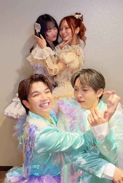 それぞれが仲良すぎて滅❣️with ＝LOVEさん @イコラブTikTok  #イコラブ #野口衣織 さん #大場花菜 さん #しおざきだいち #吉田仁人