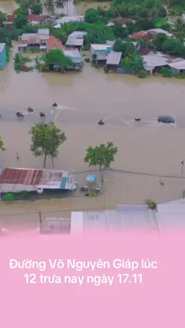 Cập Nhật tình hình lũ tại đường Võ Nguyên Giáp ngày 17.11 ##lulutmientrung #nhatrang #menhatrang