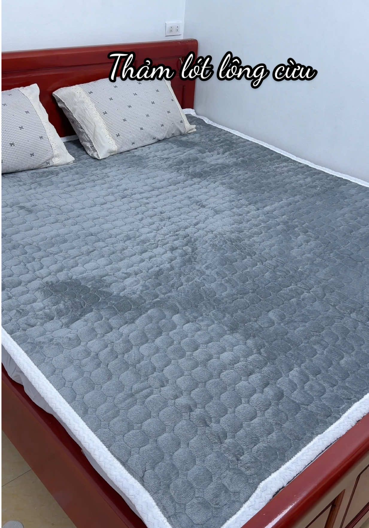 Thảm trải giường lót lông siêu ấm 🌤️🌤️ #thamtraigiuong #thamtraigiuonglongcuu #thamlongtraisan #thamlongcuu 