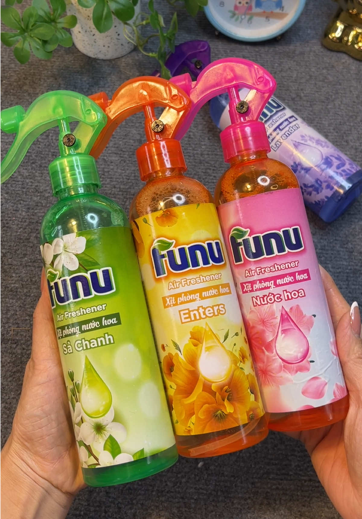 Xịt thơm phòng Funu, đem lại hương thơm mát còn giúp xua đuổi muỗi quanh nhà nữa đó #xitthom #xitthomphong #tinhdaufunu #xuhuongtiktok #taphoahuonghuong 