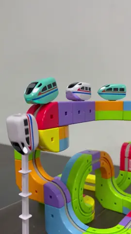Level up your building adventures with the Magnetic Monorail Deluxe Set! Snap the magnetic blocks together, twist to disconnect, and create endless track designs.#toys #kidstoys #tik_tok #fyp #tiktokmakemebuyit 
