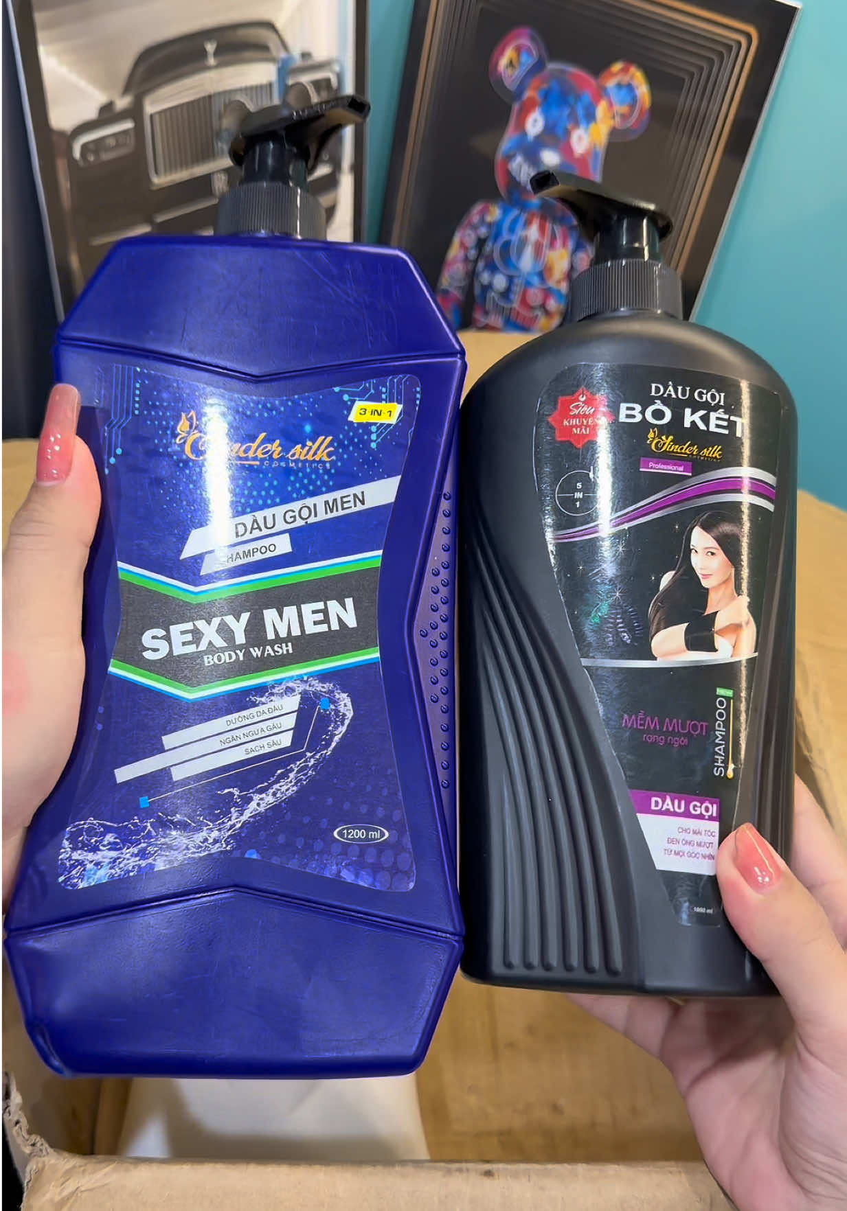 Combo 3 chai dầu gội bồ kết sữa tắm hương nước hoa#emkieutaphoa #combo3chaidaugoisuatam #daugoiboket #suatamnuochoa #suatam 