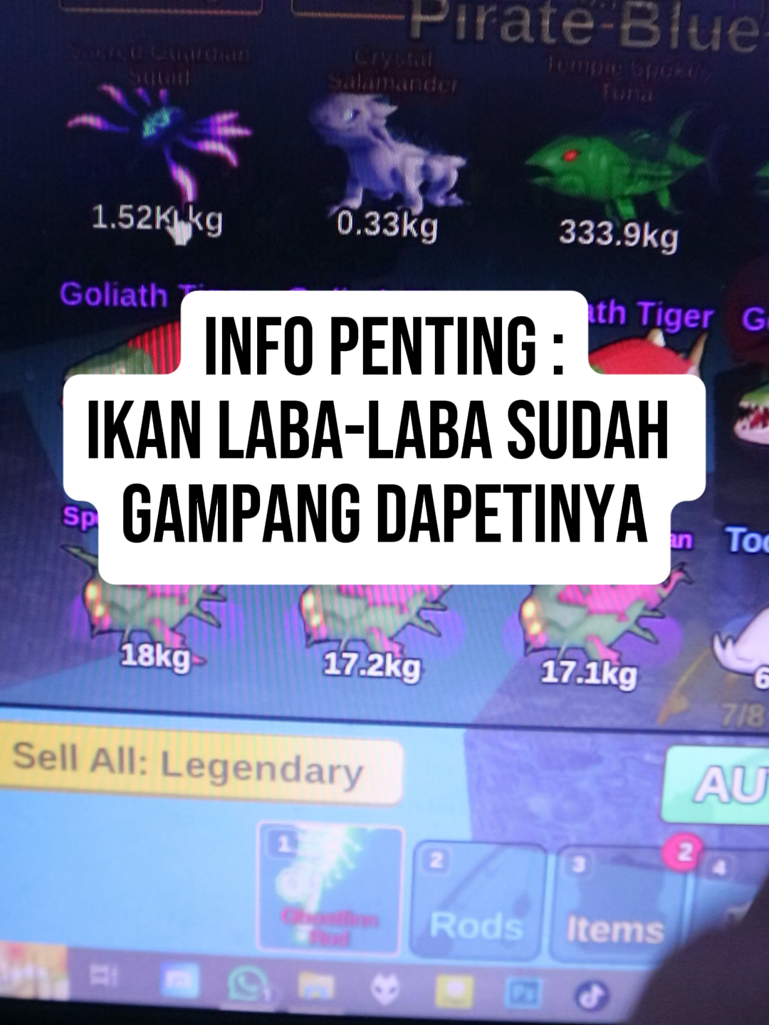 Cara Dapetin Ikan Laba Laba Fish It How To Get Sacred Guardian Squid #fishit #robloxindonesia #fishitroblox