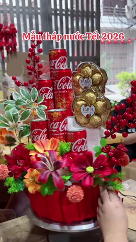 Cách vào hoa tháp nước tết 2026 🥰#Khosỉ #Giỏquàtết #Cundimid #tháplễ #sỉgiỏquàtết 