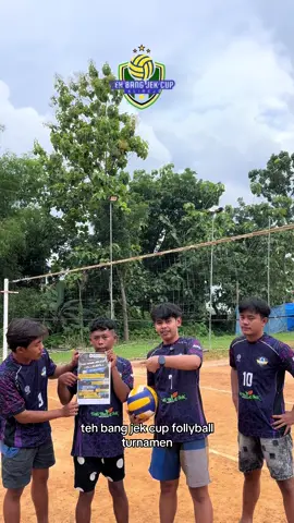 Jangan lupa saksikan turnamen voly teh bang jek cupp tgl 20 november sampai 1 desember 2025 di tunggu kedatanganya. #fyp #tehbangjek #masklinci #volleyball #cup  @MASKLINCI  @Ncuss Tampans  @CilorBujang @agungtiyos 