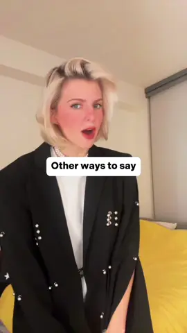 Other ways to say #businessenglish #englishatwork #englishtips #learnenglish #career #workinenglish #english #nativespeaker #learnenglishonline #improveyourenglish #englishteacher #englishclass #englishlanguage #learnenglishdaily 