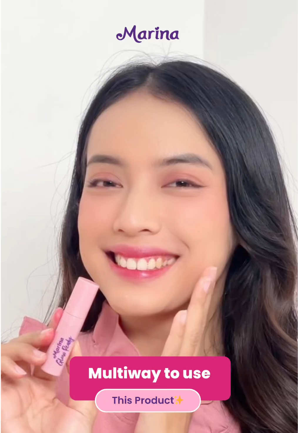 Kata siapa lip tint cuma buat bibir aja? Udah cobain Serum Lip Tint Marina Glow Ready buat cheek and eyes belum nih Sahabat Marina?
 
 #MakeupYourMoments
 #SemakinBersinar 
 #Marina