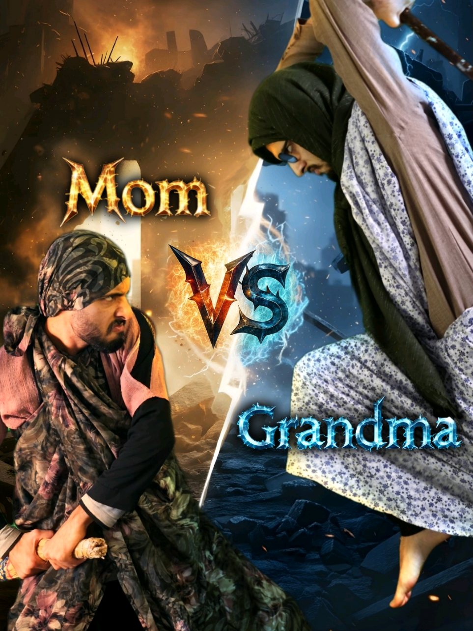 🎬 the Mother Enters (Part 3) (Mom Vs Grandma)  #funny #memes #anime #edit 
