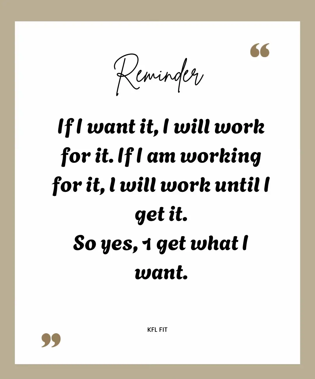 If I want it, I earn it. And if I’m earning it, I don’t stop until it’s mine. Simple. Direct. No loopholes. That’s why I always get what I want, not because it’s handed to me, but because I refuse to quit before it’s done. #DisciplineWins #WorkForIt #MindsetShift