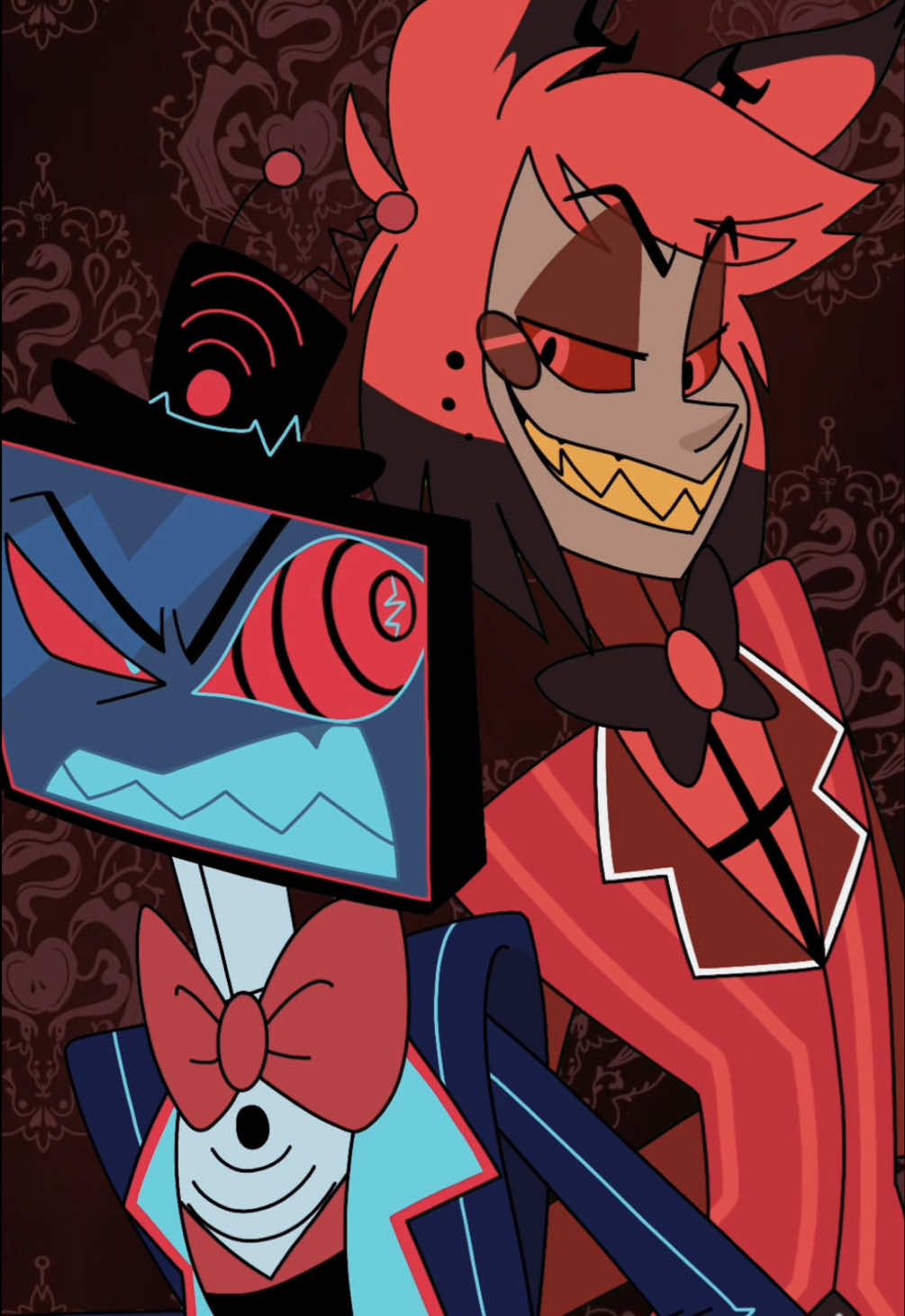 Inspired by @0mama ‘s super cool video!!! 🖤 Radiosilence, you have my heart 🧍 - - - - - - - - - - #hazbinhotel #hazbinhoteledit #hazbinhotelalastor #hazbinhotelvox #alastor #vox #alastorhazbinhotel #voxhazbinhotel #radiosilence #radiostatic #hazbinhotelfanart #hazbinhoteledits #hazbinhotelvalentino #alastoredit 