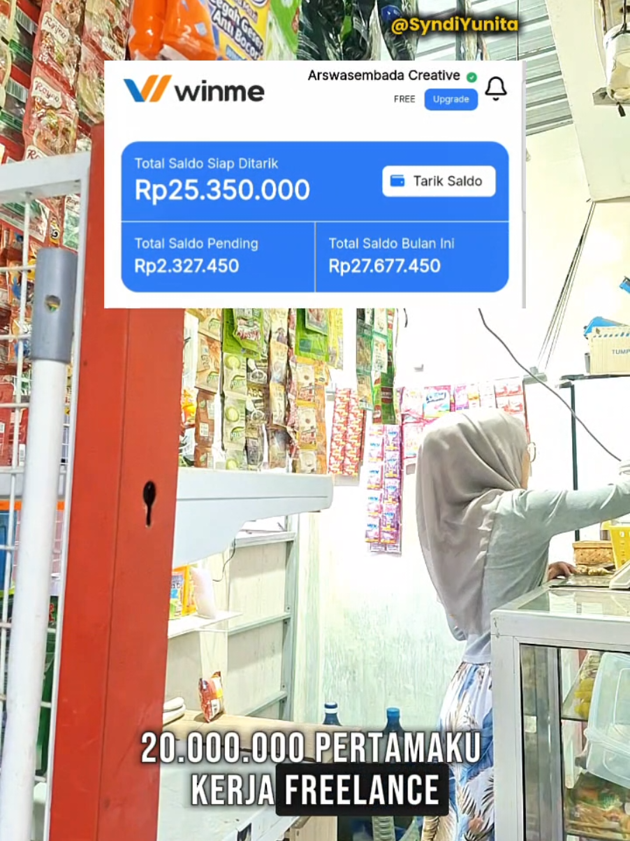 IRT gak perlu putus asa lagi untuk gimana cara nambah cuan, karna sekarang semua bisa di kerjakan dari rumah @winme.indonesia  #winme  #jualanonline #produkdigital  #jagawarung  #kegiataniburumahtangga 
