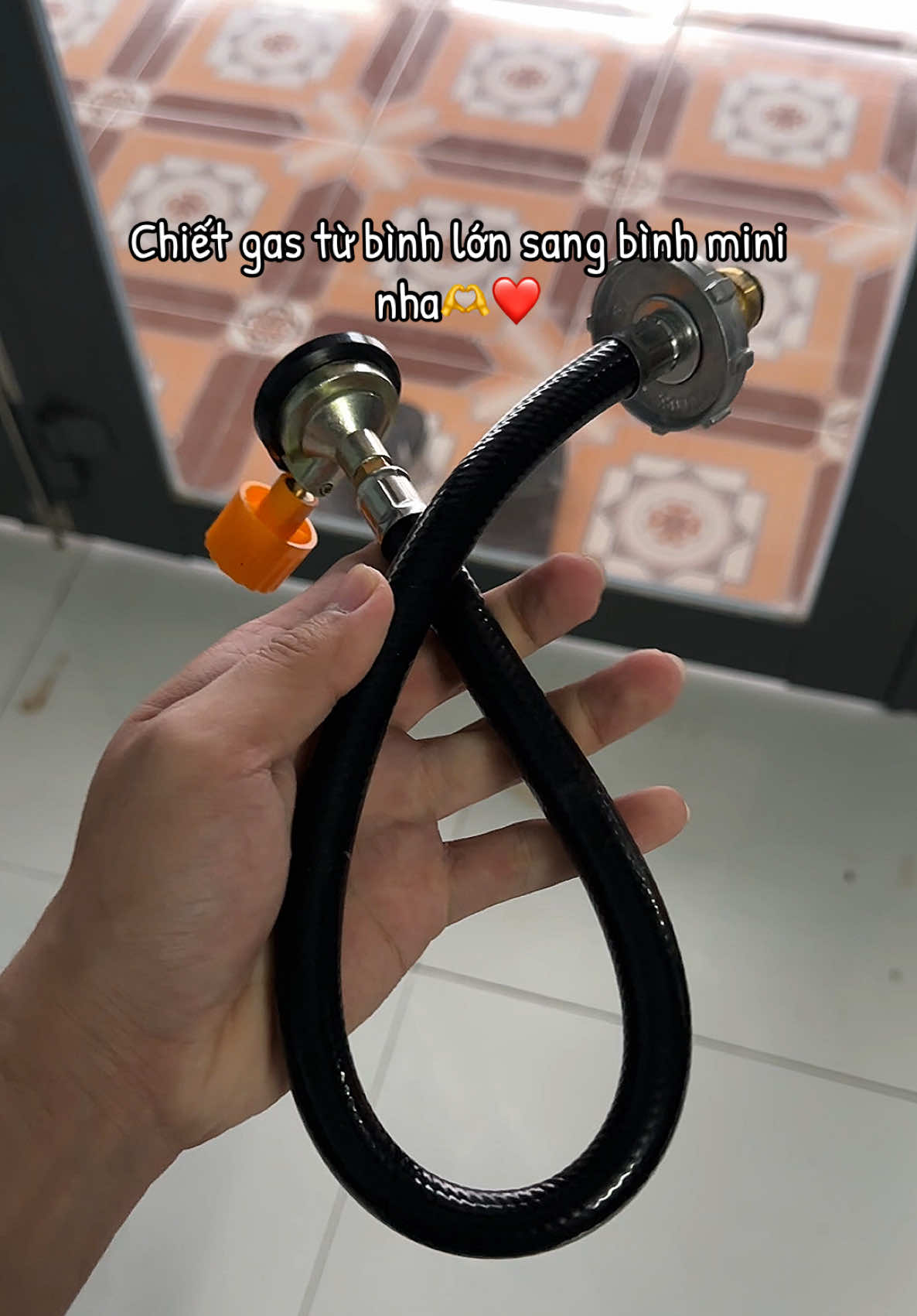 Bộ chiết gas cho bình mini🫶❤️ #bochietgas #phukien112 #chietgasmini #chuyendoigas #daychietgas