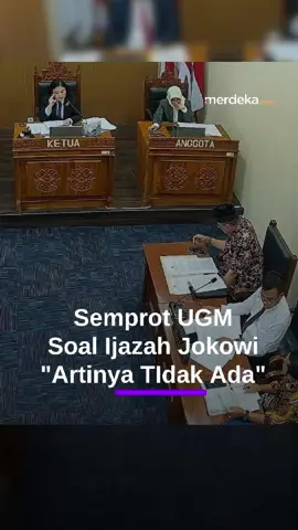 Komisi Informasi Pusat (KIP) menggelar sidang sengketa informasi Leony vs UGM, KPU RI, KPU DKI Jakarta, KPU Surakarta, dan Polda Metro Jaya di Jakarta pada Senin (17/11). Ketua majelis KIP mempertanyakan UGM setelah mereka menyatakan berkas akademik Jokowi tidak dalam penguasaan. 