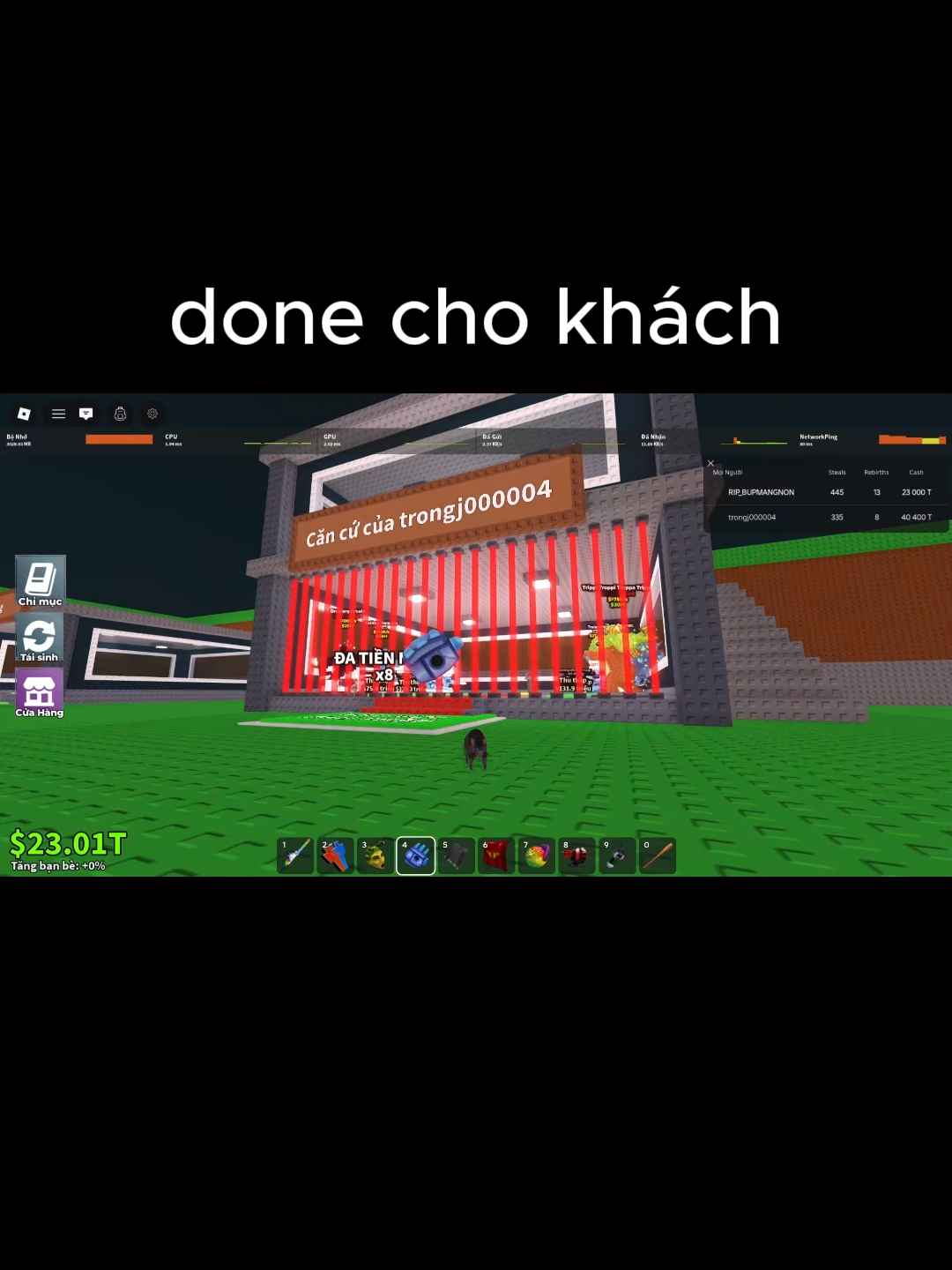 nhiều người nhắn quá anh em cứ từ từ nha #xuhuong #roblox #vairal #stealabrainrotroblox #fyp #stealabrainrot