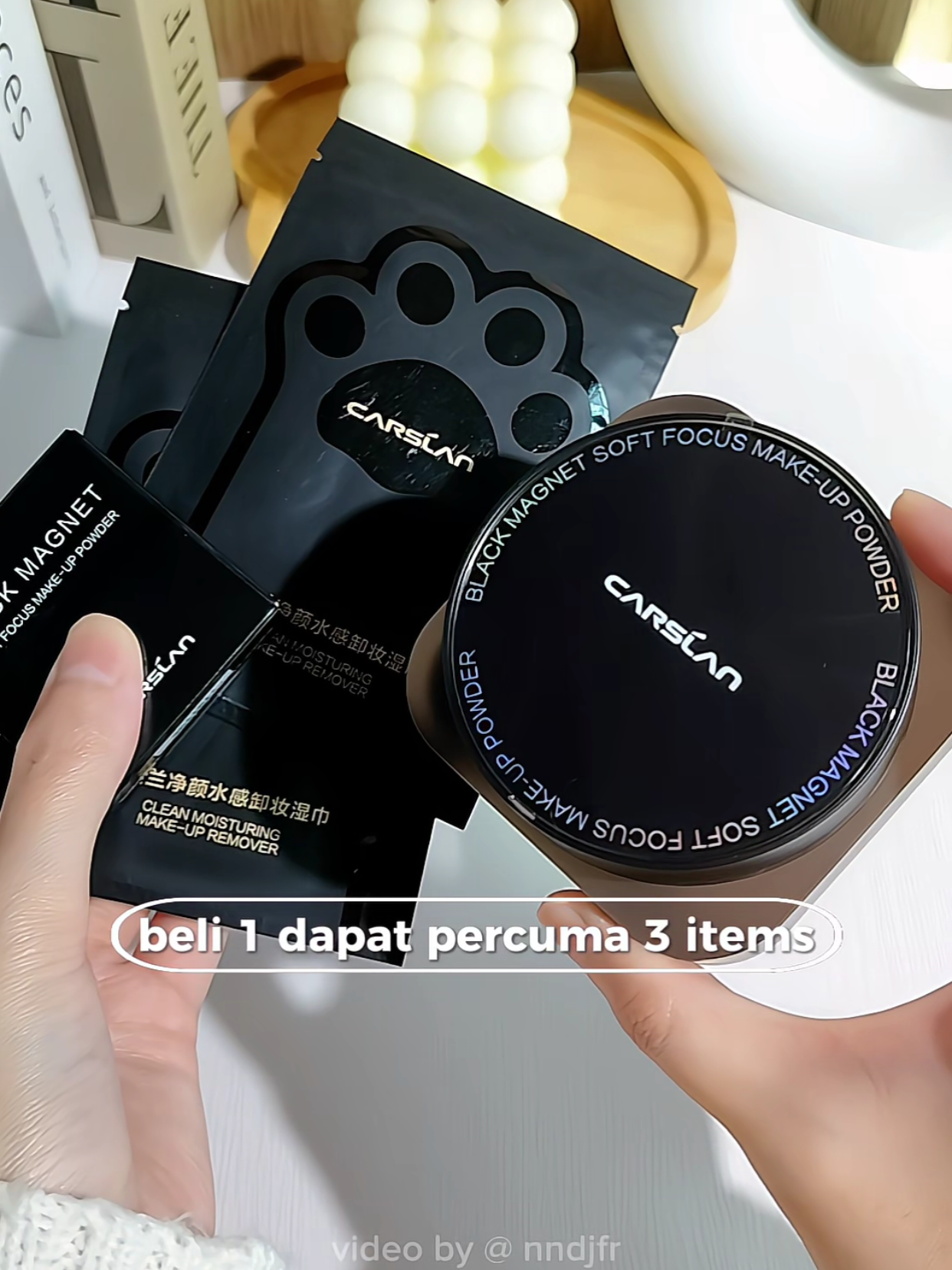 satu harga untuk 4 barang #carslan #carslanpowder #loosepowder #makeuppowder #mattifyingpowder 