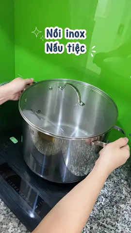 Nồi inox luộc gà chân ái chị em nấu đám tiệc gia đình #thichdautay🍓 #smartchoice #noiinox304 
