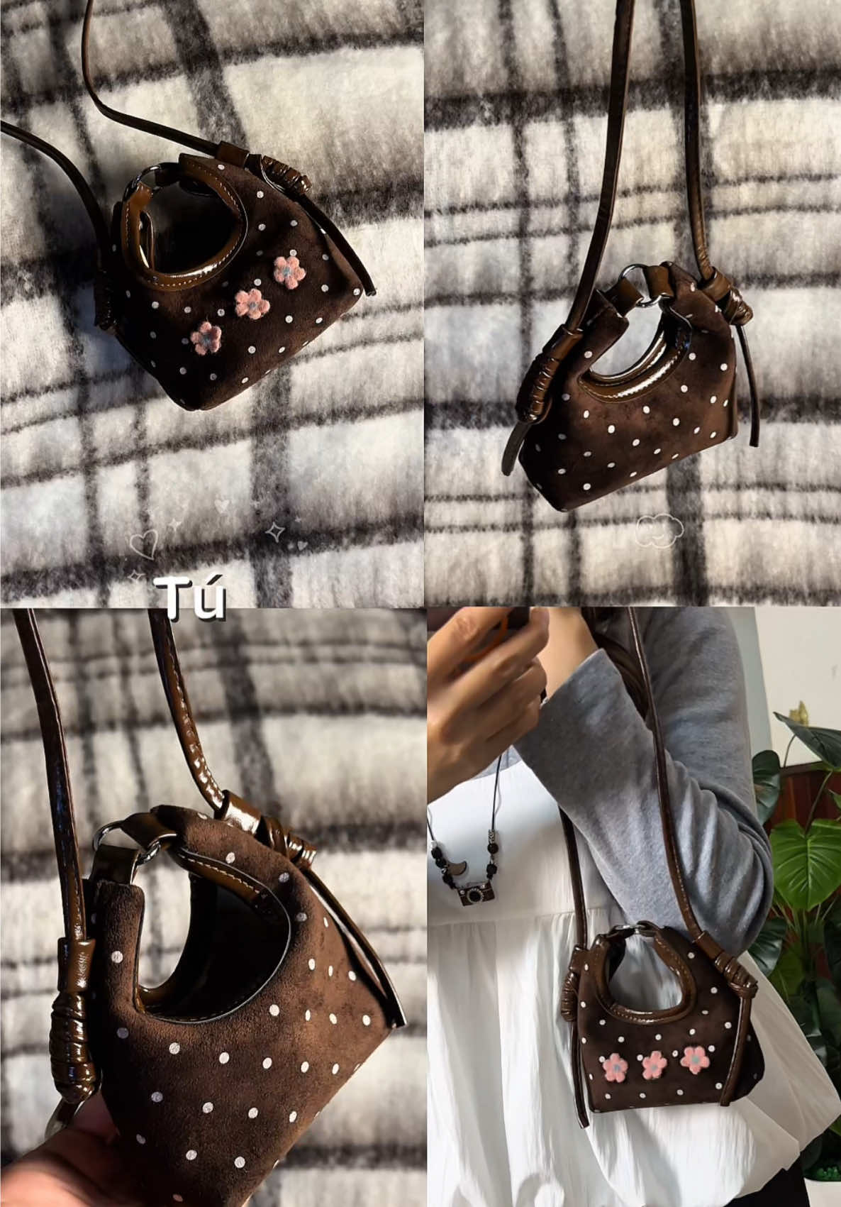 Em túi mini này dễ thương lắm á , mấy bé hay chị em mình đeo cũng đều xinh #tuixach #tuimini #tuideocheo 