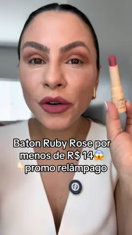 De R$ 29 por R$ 14😱 Estou usando a cor GL1 nude perfeito💃🏻  #achadinhos #blackfridaybrasil #batom #batomnude  #make