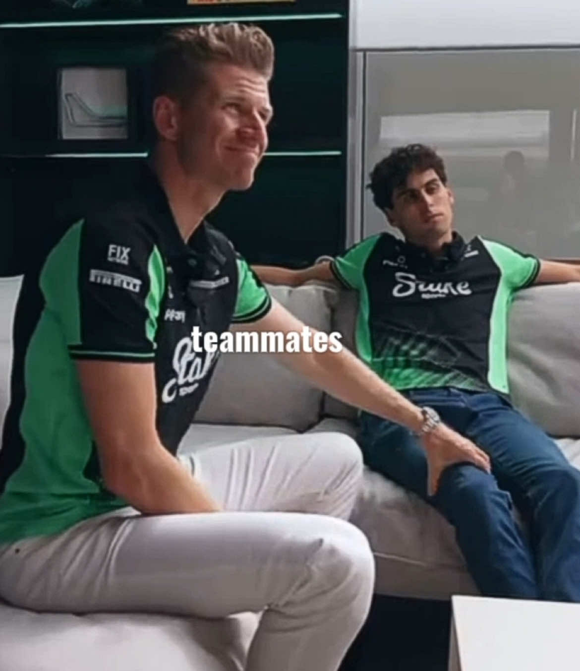 ну, все тиммейты так делают, нет? #f1 #nicohulkenberg #gabrielbartoleto #gabico #рек 