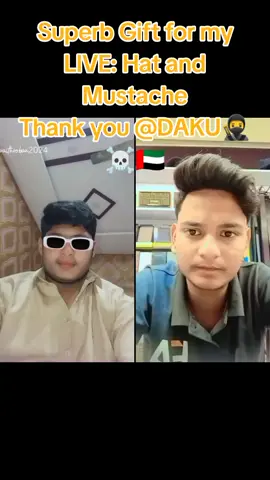 DAKU🥷☠️🇦🇪, thank you for this wonderful Gift sent in my LIVE! I'll cherish this moment forever. @DAKU🥷☠️🇦🇪 #tiktoklive #livehighlights #livegift #hatandmustache @Saith zohaib @K.S....143 @Mian Nabeel @⛓️علی مہر⚜️ @azam.latif1 @Mian sab @ＳH 么 乙 I ツ @مہر🚩 @MiAn SaQiB 66🚭 @Shah g✨ @Adrees 786🇩🇪🇩🇪🇩🇪 @NOT YOUR,S ABDULLAH 