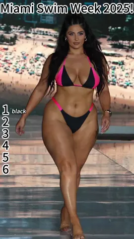 There are many colors, which one do you like? Comment Who Was Your Favorite! #BikiniModel #FashionShow #TopModel #MiamiSwimWeek2025 #SwimWeek