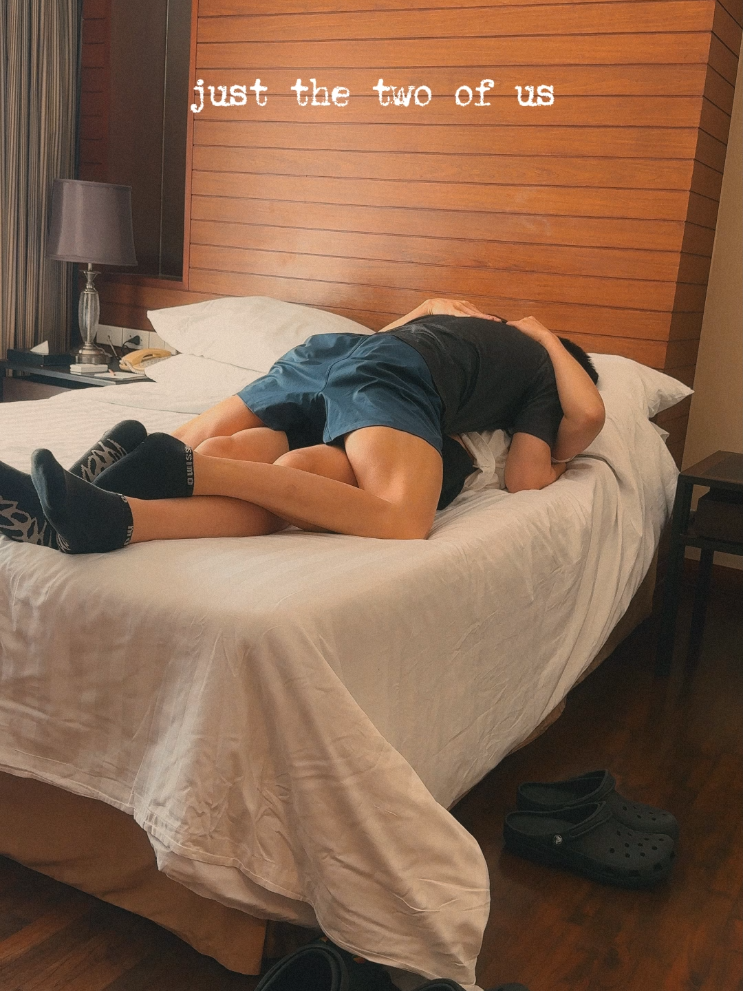 Just the two of us — and time moving a little slower for love.