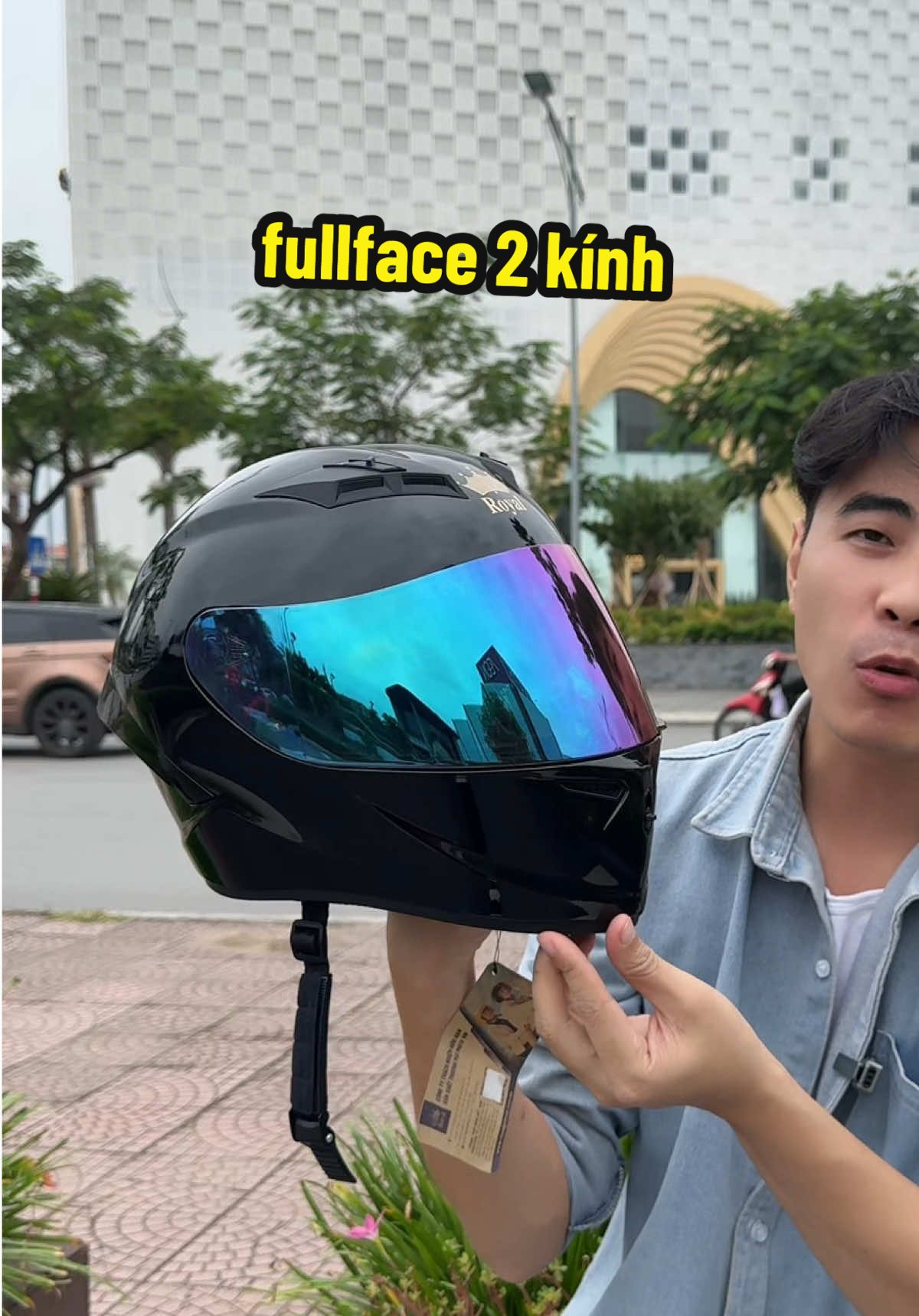 mũ bảo hiểm fullface 2 kính. Tặng kèm thêm kính trăng trong #mubaohiem #mubaohiemthoitrang #mubaohiemchinhhang #mubaohiemcokinh #xuhuong 