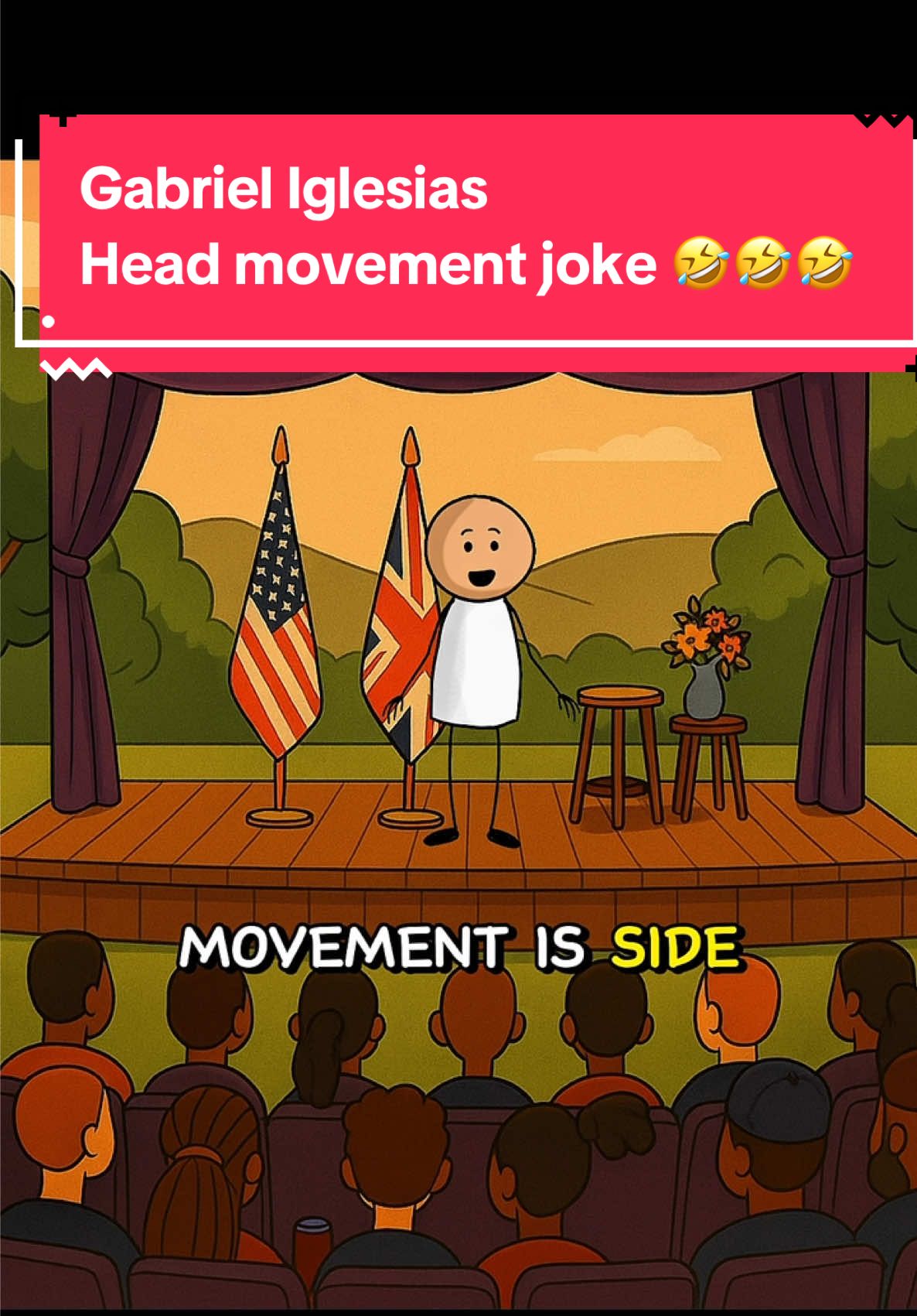 Gabriel Iglesias's hilarious take on head movement!!!🤣🤣🤣 Mexican vs Indian Vs Black! #standup #standupcomedy #gabrieliglesias #culturalhumor #funny #animation 