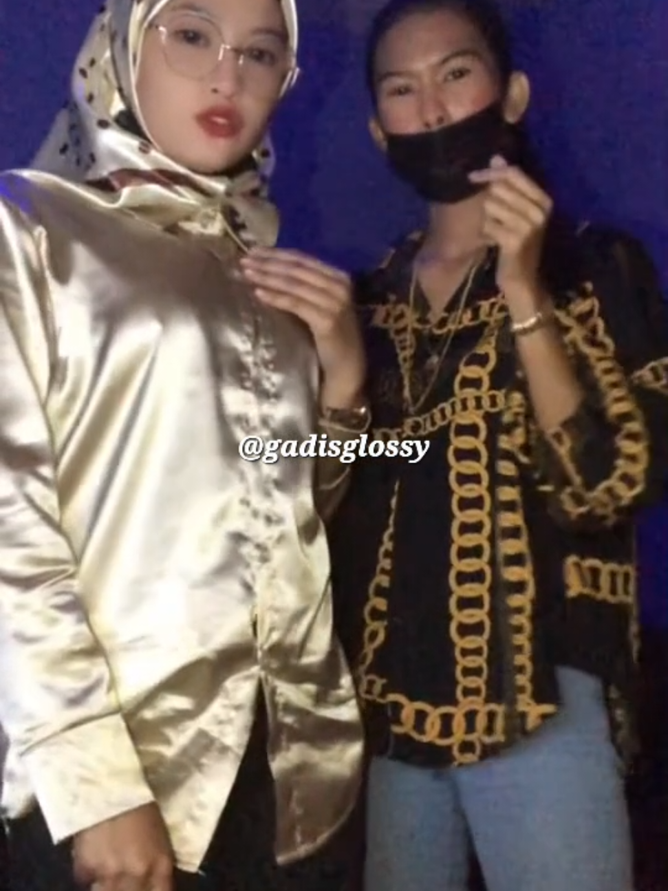 #gadisglossy #satin #kemejasatin #blousesatin #fyp 