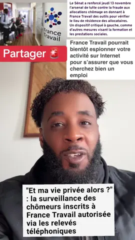 Des mesures de restrictions bientôt utilisées pour espionner les chômeurs en France ! #chomage #francetravail #espion #polemique #voyage