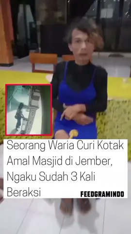 Sempat Terekam CCTV, Pelaku pencurian kotak amal Masjid Daarul Muttaqiin, Wringintelu, Puger, Jember jawa timur akhirnya tertangkap warga (16-11-2025)