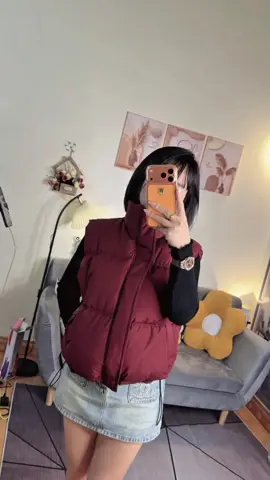 Áo phao gile cho nữ 4 màu #aophaonu #aophaogile #aophaogilenu #xuhuong 