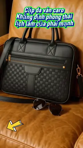 Cặp da cao cấp vân caro Zenka lịch lãm sang trọng_ZKC18 #tuixach  #tuicongso  #tuidunglaptop  #phukien  #fyp 