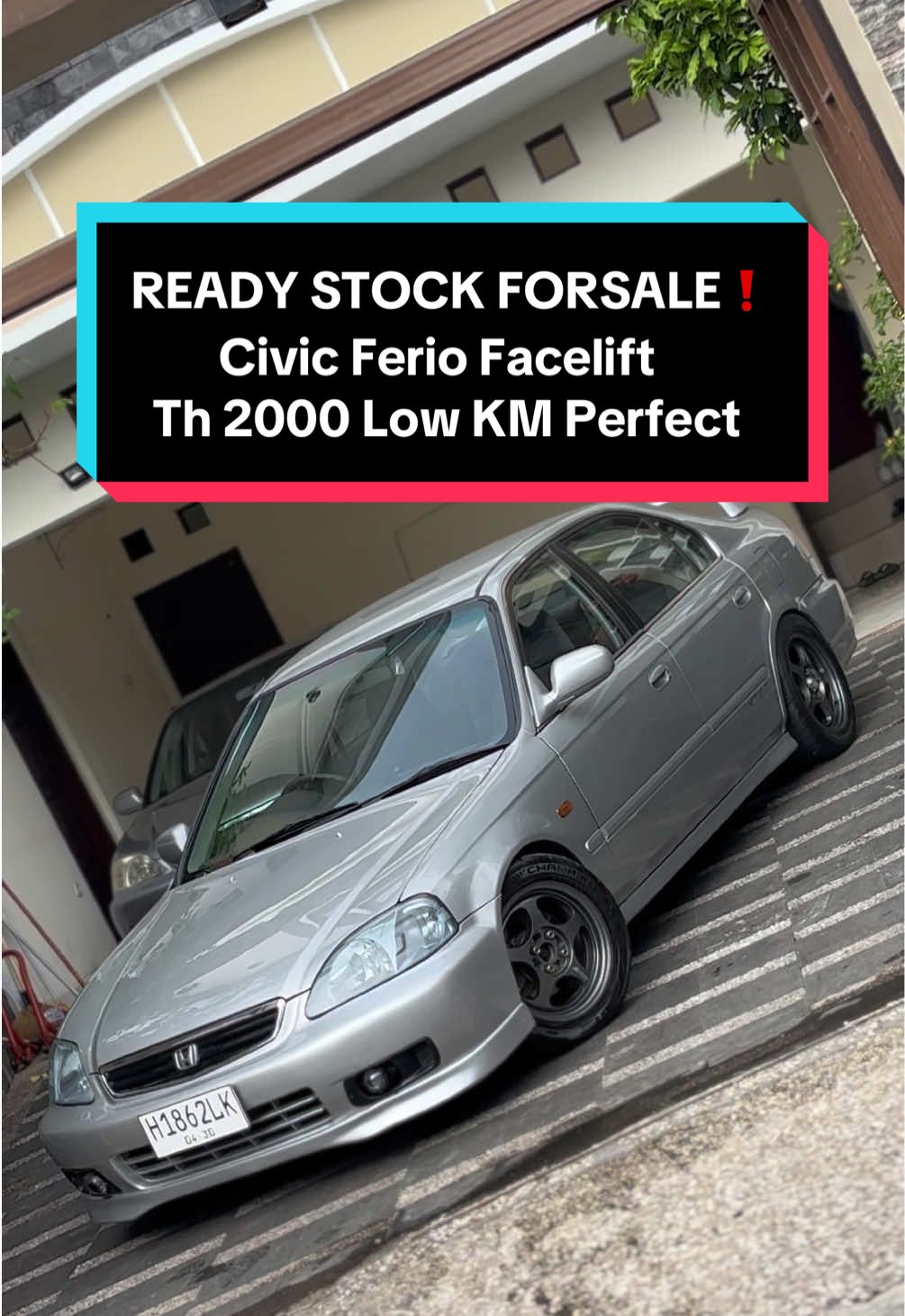 READY STOCK FORSALE❗️ Resmi Tayang 🔥  Civic Ferio Facelift Th 2000 Manual, LOW KM 😍 GOOD CONDITION 😍 Surat beserta faktur lengkap, Pajak & Plat Baru 🔥 Spek lengkap bisa lgsg DM / WA nomor di bio yaa Juragan 😋 Siap kirim” keseluruh wilayah Indonesia dgn amanah❗️ ☎️ RESPON CEPAT TELP / WA 089662287744 #kutibagarage #forsale #civicferio #feriogang #fyp 