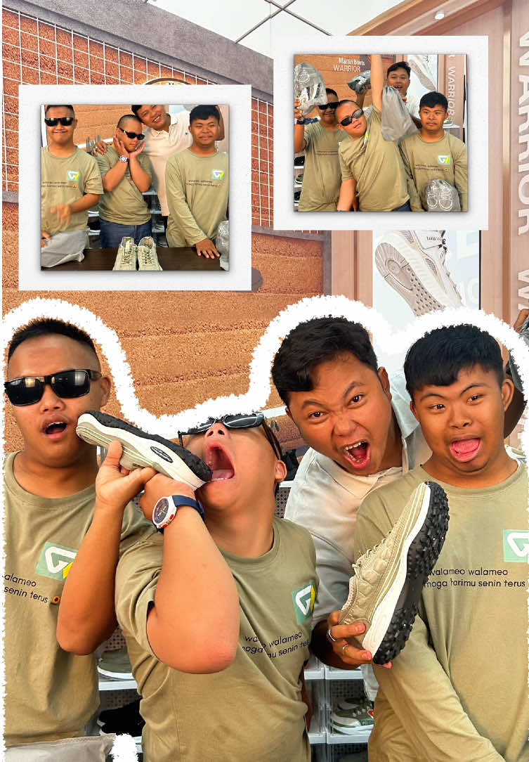 siapaa yg mau samaam sepatunya sama kitaa? 😆😆😆 pak guru spill sepatunya yaa hihi @POLOAMEXRDYS-SHOES ayooo jangan lupa beli di keranjang kuningnya biar kita couplean 🙌🏻😆🌻 semoga harimu senin terus 🌻 . . . #dissability  #educationforall  #downsyndrome  #guruvirall  #semogaharimuseninterus🌻 