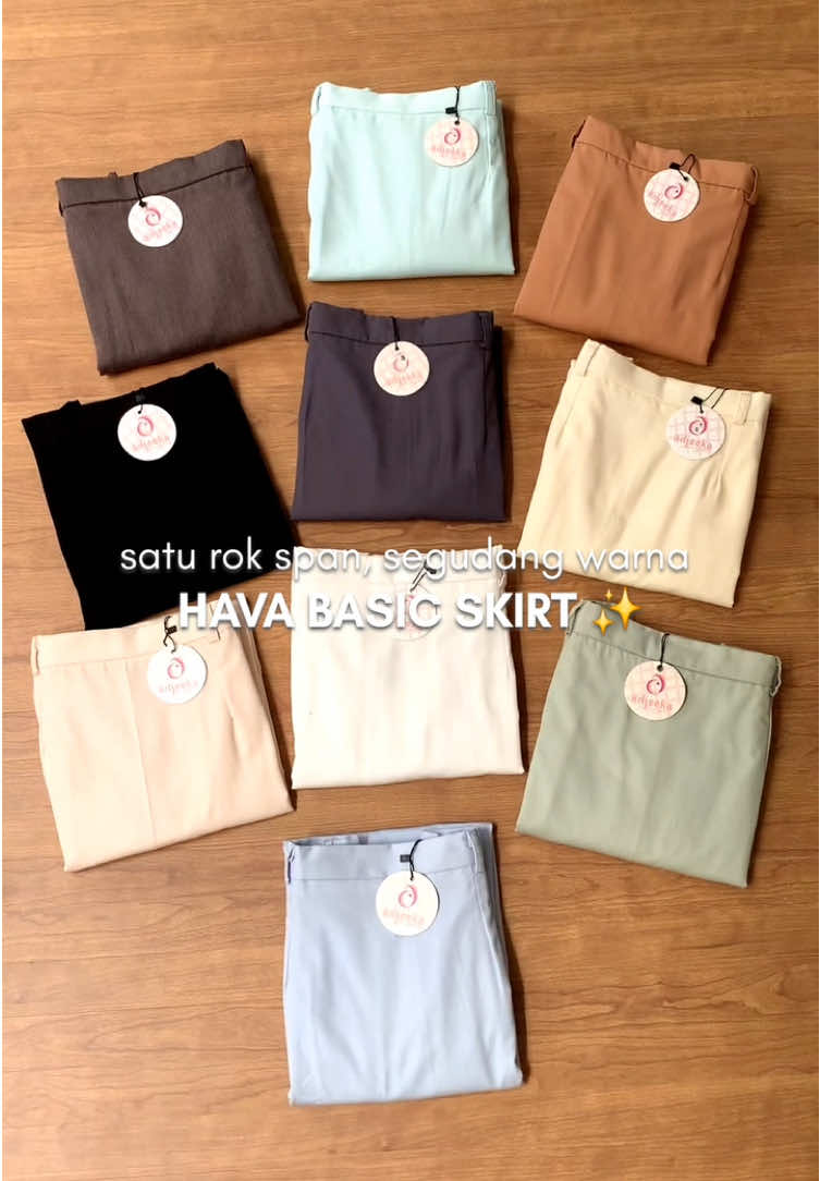 juara 🥇 punya rok span warnanya sebanyak ini 🤭❤️ #rok #rokspan #rokngampus #OOTD #fyp 