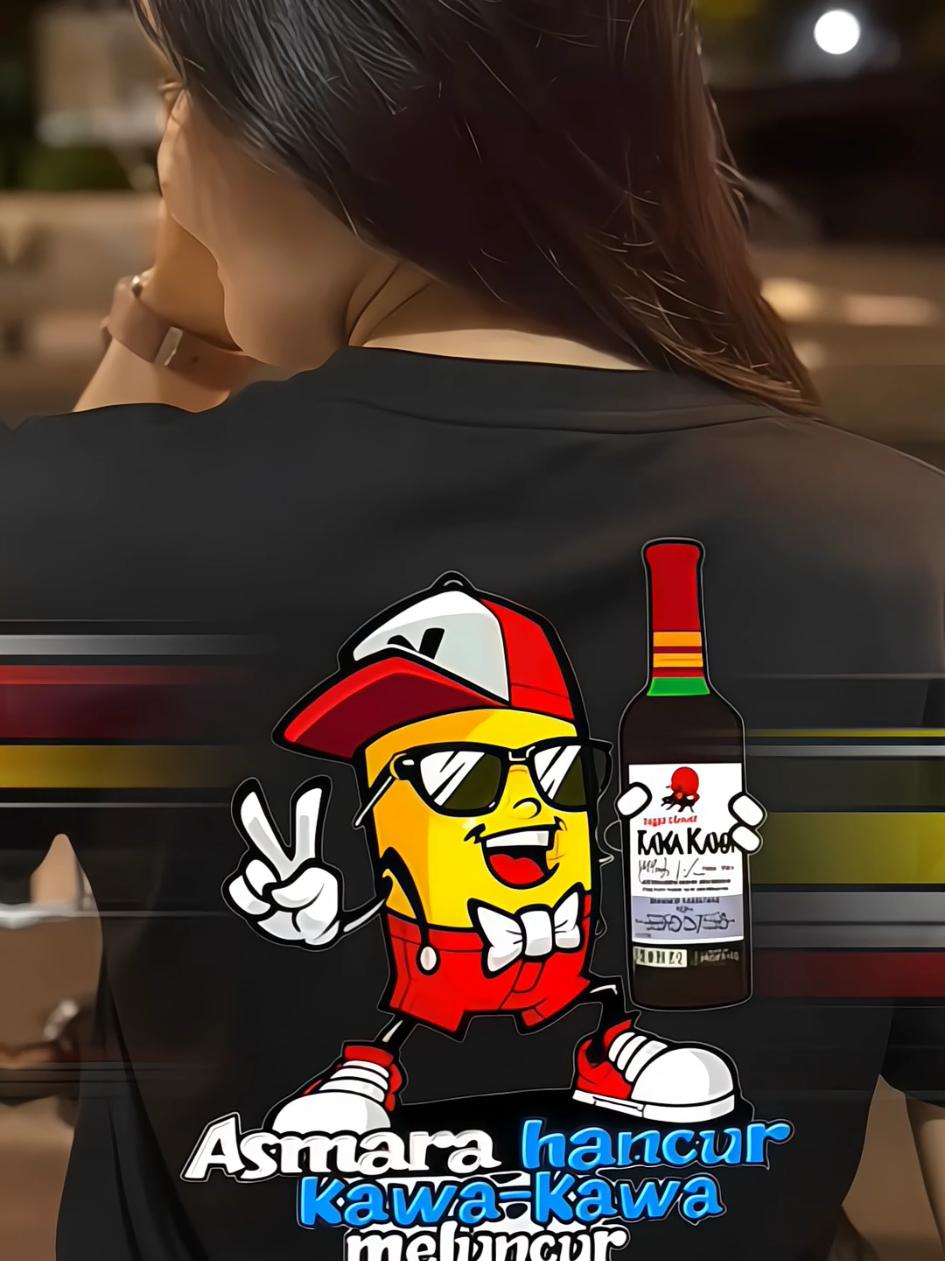 Cakep nih Wirr kaosnya Asmara Hancur Kawa Meluncur 🤤🤤  . . . #kaosviral #kaoskatakata #asmarahancur #kawa #kaosmurah 